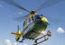 Air ambulance deployed and significant emergency response following crash