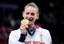 Bryony Page won gold for Great Britain in the women's trampolining