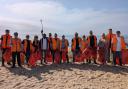 Volunteers clear 60kg of waste from beach