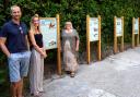 Matthew Jones, the owner of The Blue Pool and Furzebrook Estate, with The Blue Pool's Marketing and Membership Manager, Sian Hedger and General Manager, Carolyn Snook alongside the