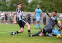 Cam Munn scored for Wimborne against Hanwell