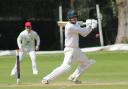 Jacob Gordon, right, batting for Dorset