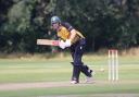 Dorset captain Luke Webb playing for Bournemouth vs Burridge