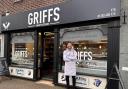 Sean Griffs outside Griffs Family Butchers