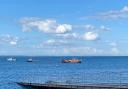 47ft lifeboat pulls up in Swanage as part of fundraising cruise