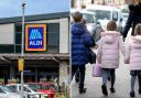 Aldi will be offering out vouchers to parents to help out with back-to-school supplies