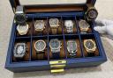 Suspected luxury watches seized from the Dorset home