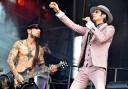 Dave Navarro, left, and Perry Farrell of Jane’s Addiction on stage in 2016 (Rob Grabowski/Invision/AP)