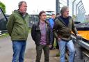 Jeremy Clarkson, Richard Hammond and James May in the final Top Gear show featuring the three (Ellis O’Brien/BBC/PA)