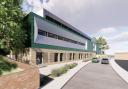 CGI of the endoscopy facility at Poole Hospital