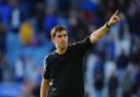 Bournemouth manager Andoni Iraola salutes the fans after the Premier League match at the King Power Stadium, London. Picture date: Saturday October 5, 2024.