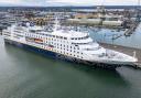 MS Hamburg at the Port of Poole on October 9, 2024