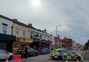 Holdenhurst Road was temporarily closed this afternoon while emergency services dealt with the incident.