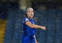 Chelsea’s Guro Reiten celebrates scoring their side’s second goal of the game during the UEFA Women’s Champions League, group stage match at Stamford Bridge, London. Picture date: Tuesday October 8, 2024.