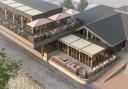 CGI of the new Rockwater Sandbanks restaurant