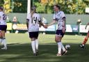 Southampton Woman v AFC Bournemouth Women at Winklebury Football Complex. Erin Bloomfield (right)