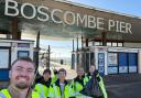 A team of volunteers surveyed a 100-metre stretch of Boscombe Beach to collect litter data for the Marine Conservation Society.