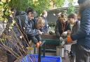 Tree planting at Talbot Heath School