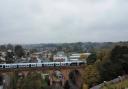 Train over Branksome viaduct Image: Daily Echo