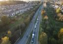 Traffic in Ringwood Road/Canford Way, Poole