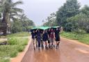 QE students in Cambodia