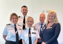 Chief officers showing their support for White Ribbon Day