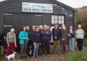 Staff and volunteers at Wild Chesil Centre Dorset Wildlife Trust