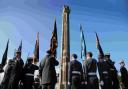 A rememberance service held in Poole Park