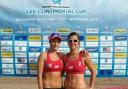 ENGLAND DUO: Vicky Palmer, left, and Jess Grimson