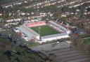 AFC Bournemouth's home ground, Vitality Stadium. Picture taken with thanks to Bliss Aviation