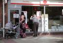 The Post Office at Saxon Square in Christchurch which has closed due to a 'technical glitch and system issues'..