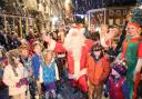 Wimborne Christmas lights switch on in the past