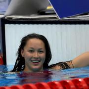 Great Britain's Alice Tai celebrates winning the Women's 50 metres Freestyle S8 during day five of the World Para Swimming Allianz Championships at The London Aquatic Centre, London. PA Photo. Picture date: Friday September 13, 2019. See PA story