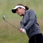 England's Georgia Hall on the 1st during day two of the Aberdeen Standard Investments Ladies Scottish Open at The Renaissance Club, North Berwick. PA Photo. Picture date: Friday August 14, 2020. See PA story GOLF Scottish. Photo credit should read: