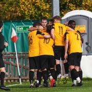 Action from Poole Town's 1-0 victory over Hendon at Blackgold Stadium (Picture: Jon Ashworth)