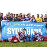 Hamworthy United overcame US Portsmouth in the final of the Wessex League Cup (Pictures: Daniel Haswell Photography)