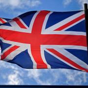 GLASGOW, SCOTLAND - MARCH 09:  A saltire flag and Union Jack flutter in the wind on March 9, 2017 in Glasgow,Scotland. Nicola Sturgeon has said in an interview that the autumn of 2018 would be a common sense date for a second Scottish Independence