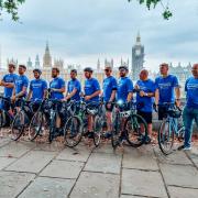 A group of employees and friends of Edens Landscapes took on the mighty challenge of cycling just over 140-miles from Edens’ headquarters in West Parley to Big Ben in Westminster, raising over £10,000 for Dorset Mind.