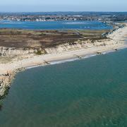 The long groyne at Hengistbury Head. Picture: BCP Council