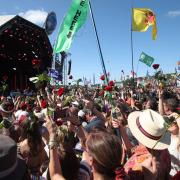 Crowds at a festival. Credit: PA