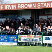 Fans taking in a game down the County Ground, home of Hamworthy United (Pic: Ian Middlebrook)