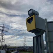 Red light camera in Holes Bay Road, Poole