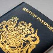 Passport stock image