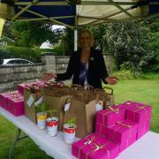 Ukrainian mothers were given gifts on arrival to the event.