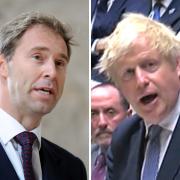 Tobias Ellwood and Boris Johnson