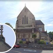 Lightning strike damages St Peter’s Church roof cross in Parkstone