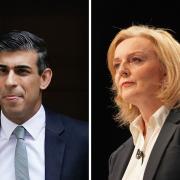 Rishi Sunak and Liz Truss. Credit: PA