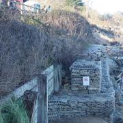 Coastal erosion at Middle Beach