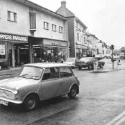 Christchurch High Street in 1980...Copyright Bnemth Echo 1980.