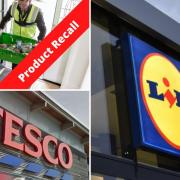 Product recalls have been issued by Lidl, Tesco and Birds Eye